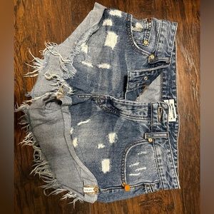 One Teaspoon Denim Shorts